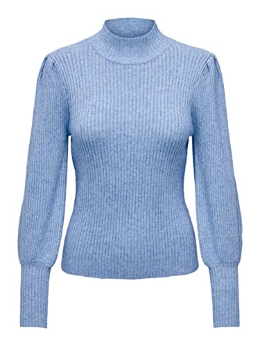ONLY Onlkatia L/S Highneck KNT Noos sweter damski, Allure/Szczegóły: melanż, S