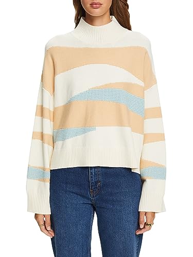 ESPRIT Sweter damski, 058/Ice 4, S