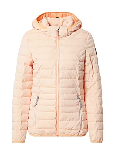 G.I.G.A. DX Damska kurtka funkcyjna Uyaka Stripe Casual o wyglądzie puchu, z odpinanym kapturem