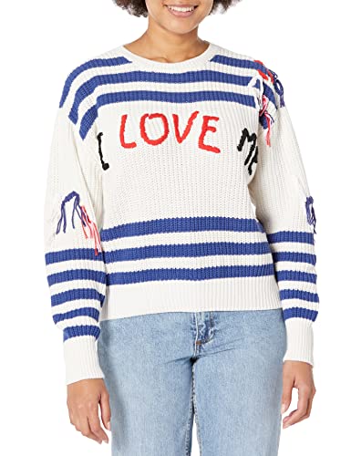 Desigual Damska bluza JERS_i Love, biały, XS