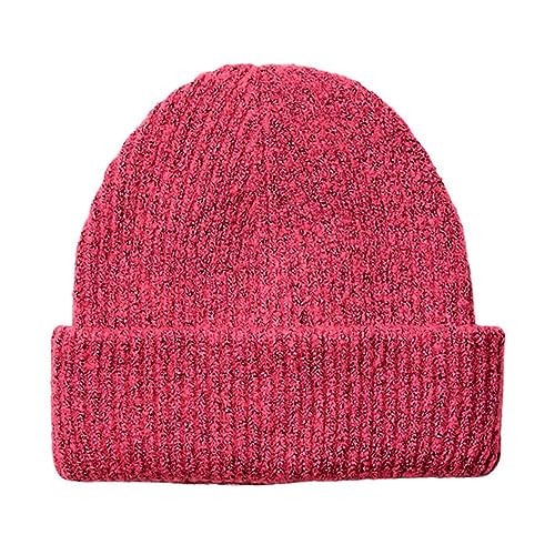 PIECES Damska czapka z dzianiny Pcpyron New Hood Noos Bc, Shocking Pink, jeden rozmiar