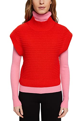 ESPRIT Damski sweter 122EE1I311, 630/RED, L