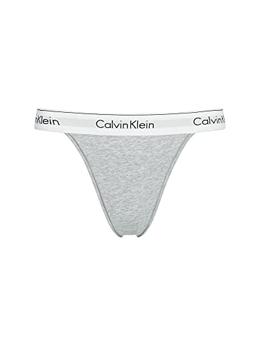 Calvin Klein Damskie stringi High Leg ze stretchem, szary (Grey Heather), XL