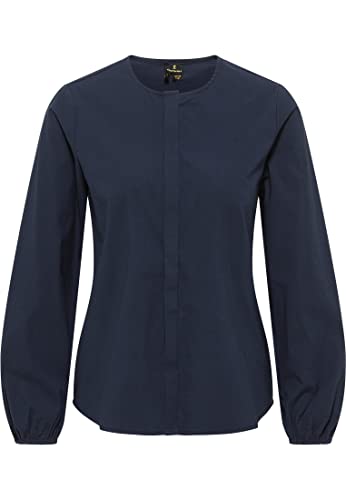 DreiMaster Klassik Damska bluzka koszulowa, granatowa, XL (DE), morski, XL