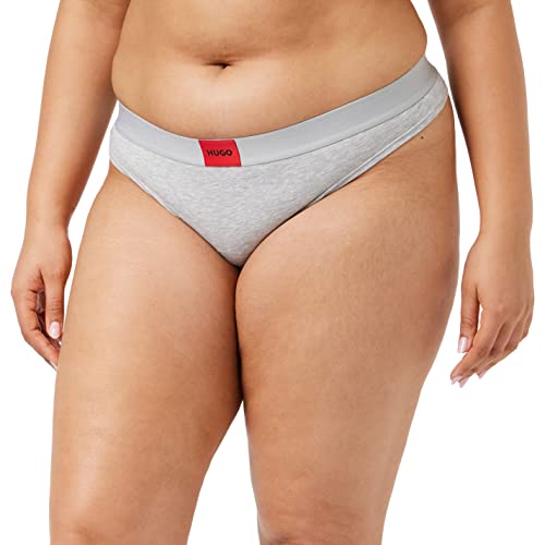 HUGO Damskie stringi czerwone z metką, średni szary 33, XXL