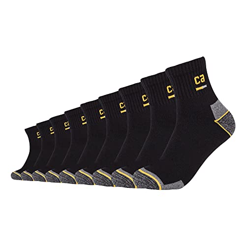 Camano Skarpety Online Work Quarter, uniseks, 9 par, czarne, 43/46, czarny, 43 EU