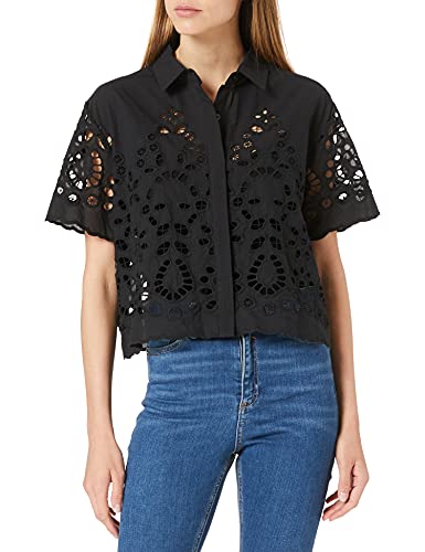 Sisley Damska koszulka, Nero 100., XS