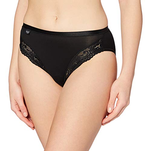 Sloggi SLW ROMANCE TAI H, Figi damskie, czarny, 34
