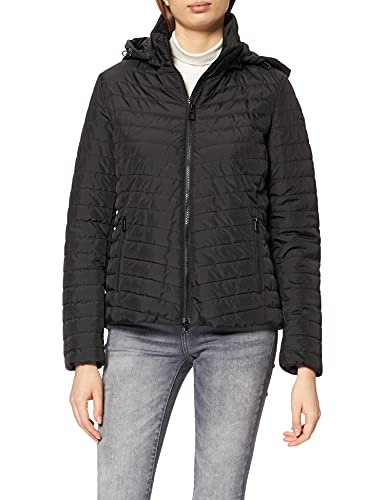 Geox Damska kurtka W Ascythia, Czarny, 38