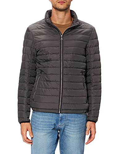 bugatti Męska kurtka Blouson o kroju regular fit, szary, 50