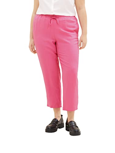 TOM TAILOR Damskie spodnie 1038602 plus size, 31647-Nouveau różowe, 46 W / 28 L, 31647 - Nouveau Pink, 46W / 28L