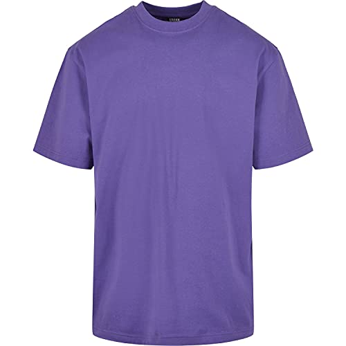 Urban Classics Męski t-shirt bawełniany Tall Tee, okrągły dekolt, dostępny w ponad 20 kolorach, jednokolorowy, rozmiar S do 6XL, Ultrafiolet, 5XL