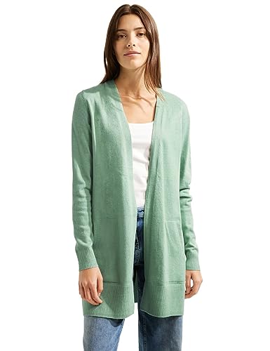 Cecil Kardigan długi, Clear Sage Green Melange, XL