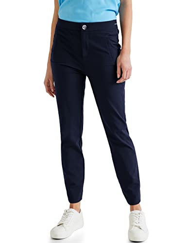 Street One damskie spodnie materiałowe skinny, Deep Blue, 34W / 28L