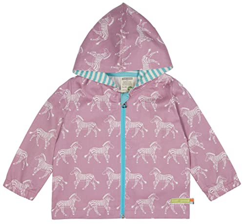 loud + proud Dziewczęca kurtka outdoorowa, certyfikat GOTS, Aster, 98/104, Aster, 98/104 cm