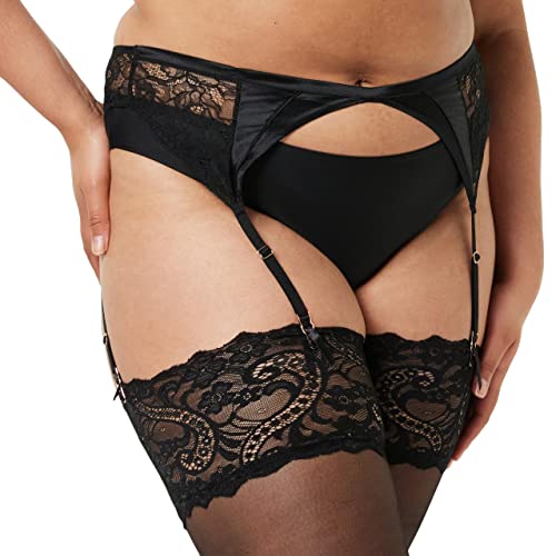 GLAMORY Damskie pończochy Dream 20 DEN, czarny, L duże rozmiary