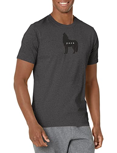 Prana Męska koszula z krótkim rękawem Joureyman, Charcoal Heather Wilk, M