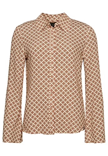 Superdry Koszula z długim rękawem Bluza damska, Zappa Brown Print, 34