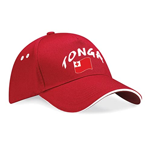 Supportershop Czapka Tonga, Czerwona, rozmiar uniwersalny