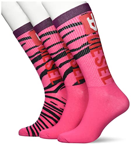 Diesel SKM-RAY-THREEPACK, Skarpetki męskie, Pakiet 3, 44-0WFAC, Medium wysoki