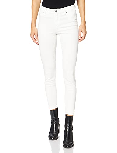 VERO MODA Vmhot Seven Mr Slim Push Up Ank Pants dżinsy damskie, jasne, białe, M 34L EU