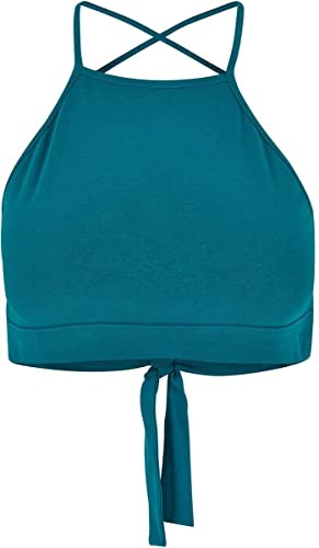Urban Classics Damska koszulka damska z trójkątnym topem, akwarelowa, Zielony (Watergreen), XXL