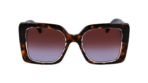 KARL LAGERFELD Damskie okulary przeciwsłoneczne KL6126S, ciemny żółw, jeden rozmiar, Ciemny żółw, Rozmiar uniwersalny