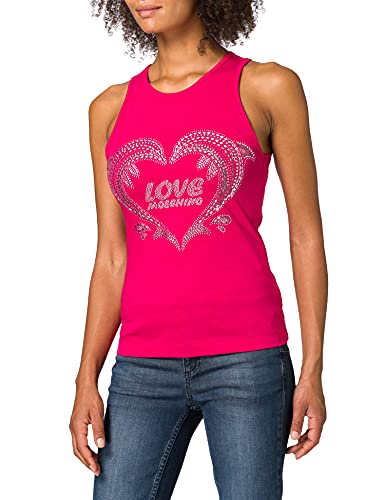 Love Moschino Damska kamizelka bez rękawów, Fuksja, 48