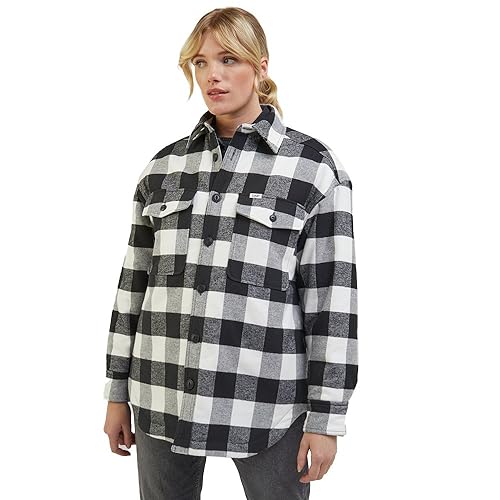 Lee Damska koszulka pikowana, antracyt, XL