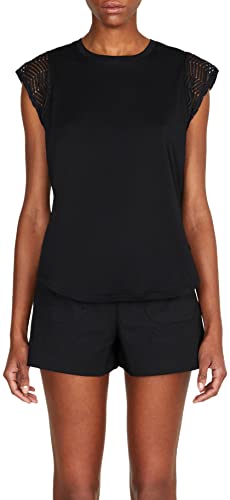 Sisley T-shirt damski, czarny 100, L