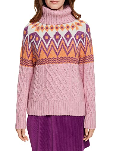 ESPRIT Damski sweter 102EE1I334, 673/PINK 4, M