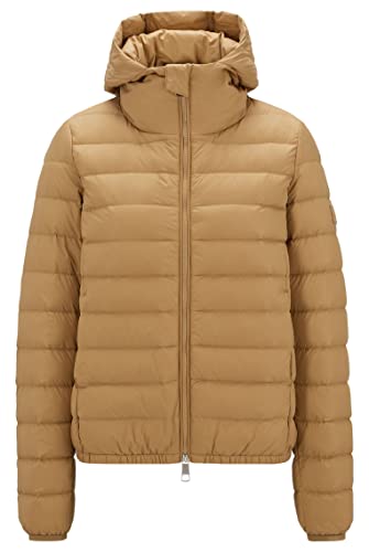 BOSS Damska kurtka pikowana C_Paflaffy, beżowy, 34
