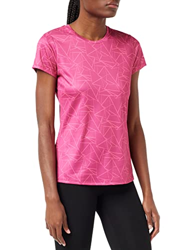 Mizuno Damska koszulka Core Graphic Tee, Różowy paw, XS