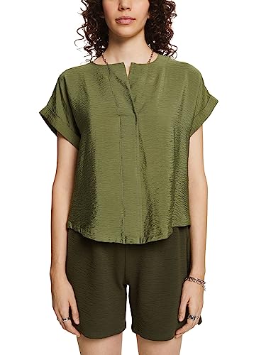 ESPRIT Bluzka damska, 345/Light Khaki, L