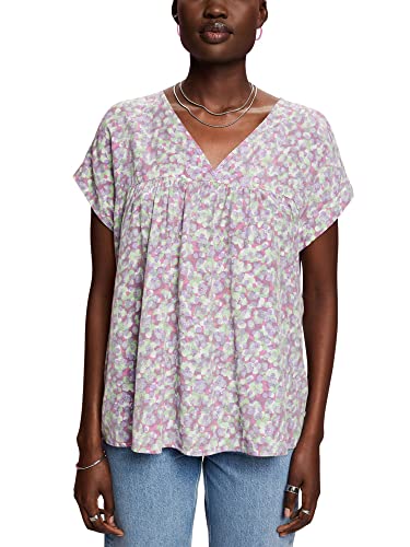 ESPRIT Damska bluzka 033EE1F318, 513/PURPLE 4, XS, 513/Fioletowy 4, XS