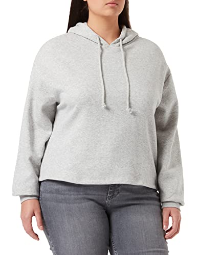 PIECES Damska bluza z kapturem Pcchilli Ls Hoodie Noos Bc z kapturem, jasnoszary melanżowy, XL