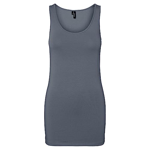 VERO MODA Vmmaxi My Soft Long Tank Top Noos Top męski Kobiety, stormy pogoda, M