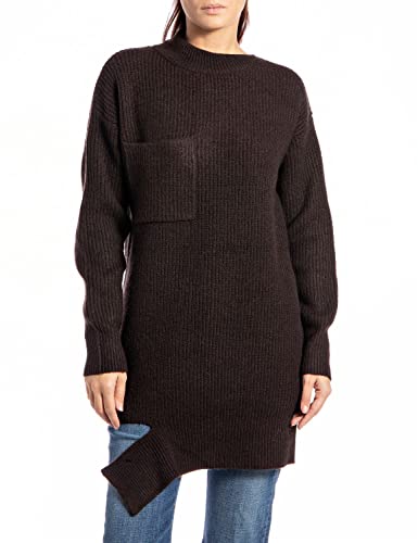 Replay Sweter damski, 528 Chocolate, M