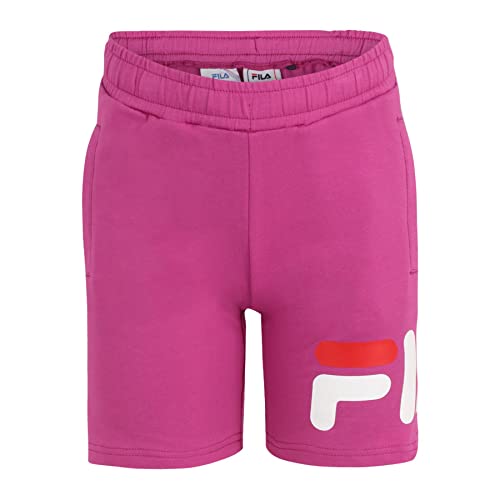 FILA Szorty dziecięce Bajawa Classic z logo unisex, Purple Orchid, 110-116