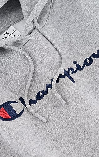 Champion Legacy American Classics W-Light Powerblend Fleece Damska bluza z kapturem, Jasny melanż szary, M