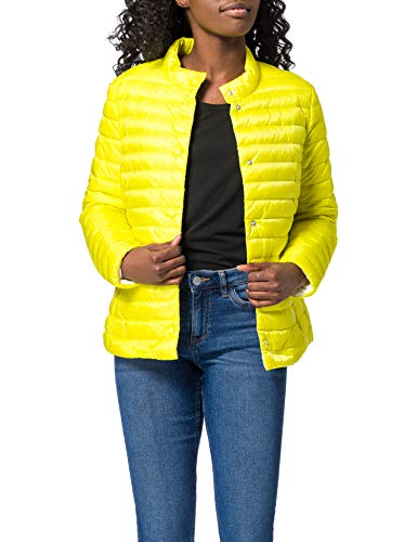 Geox W MYLUSE SHORT JKT damska kurtka puchowa, Żółty Fluo, 42