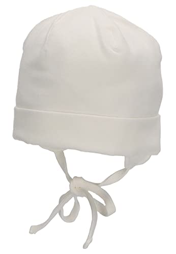 Sterntaler Unisex dziecięca czapka Gorra Flat Cap, Biały (Weiss 500), Rozmiar Uniwersalny (Producent Rozmiar: 39)