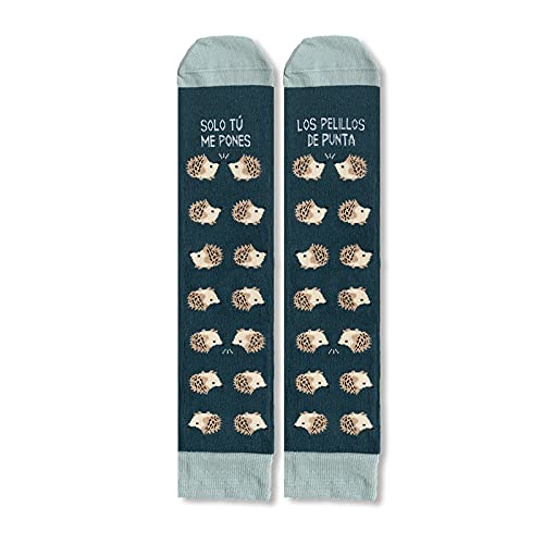 UO Unisex Me pones los pelillos de punta 42-46 zabawne skarpety dla par, wielokolorowe