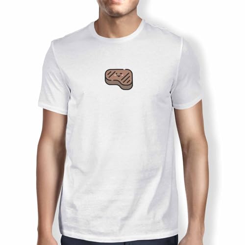 Green Fish, Basic męski T-shirt, 100% bawełna, Regular Fit, Digital Icon Printed, rozmiar: M, kolor: biały, biały, M