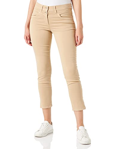 GERRY WEBER Edition Damskie spodnie rekreacyjne Best4me Cropped Desert, 34