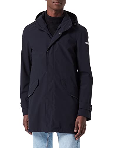 bugatti Kurtka męska 375513-39021, granatowa-390, standardowa, morski-390, 54