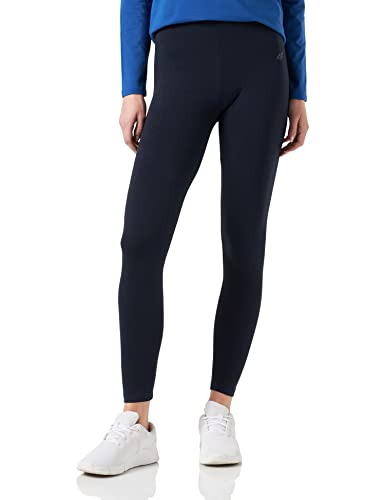 4F Legginsy damskie Leg350 Jeans, granatowe, XL, niebieski morski, XL