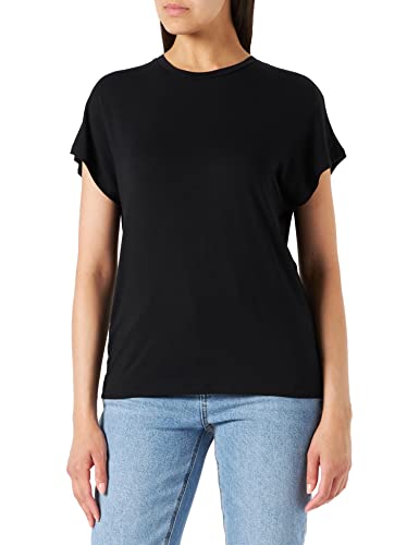 ONLY JdY Damska koszulka JDYNELLY S/S O-Neck Top JRS NOOS T-Shirt, czarna, M