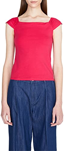 Sisley Womens Tank-TOP 3OQSLH00D T-shirt, fuksja 39C, L, fuksja 39c, L