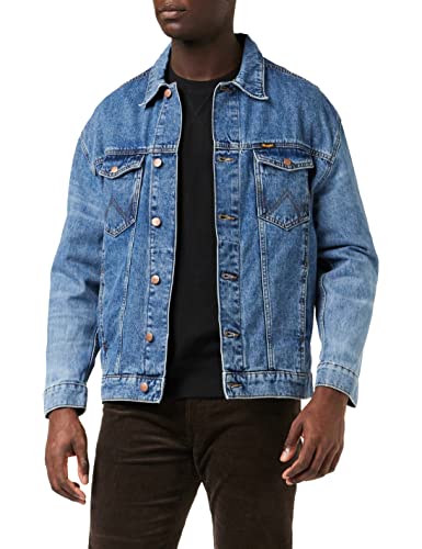 Wrangler Męska kurtka Anti Fit, autentyczna MID, rozmiar L